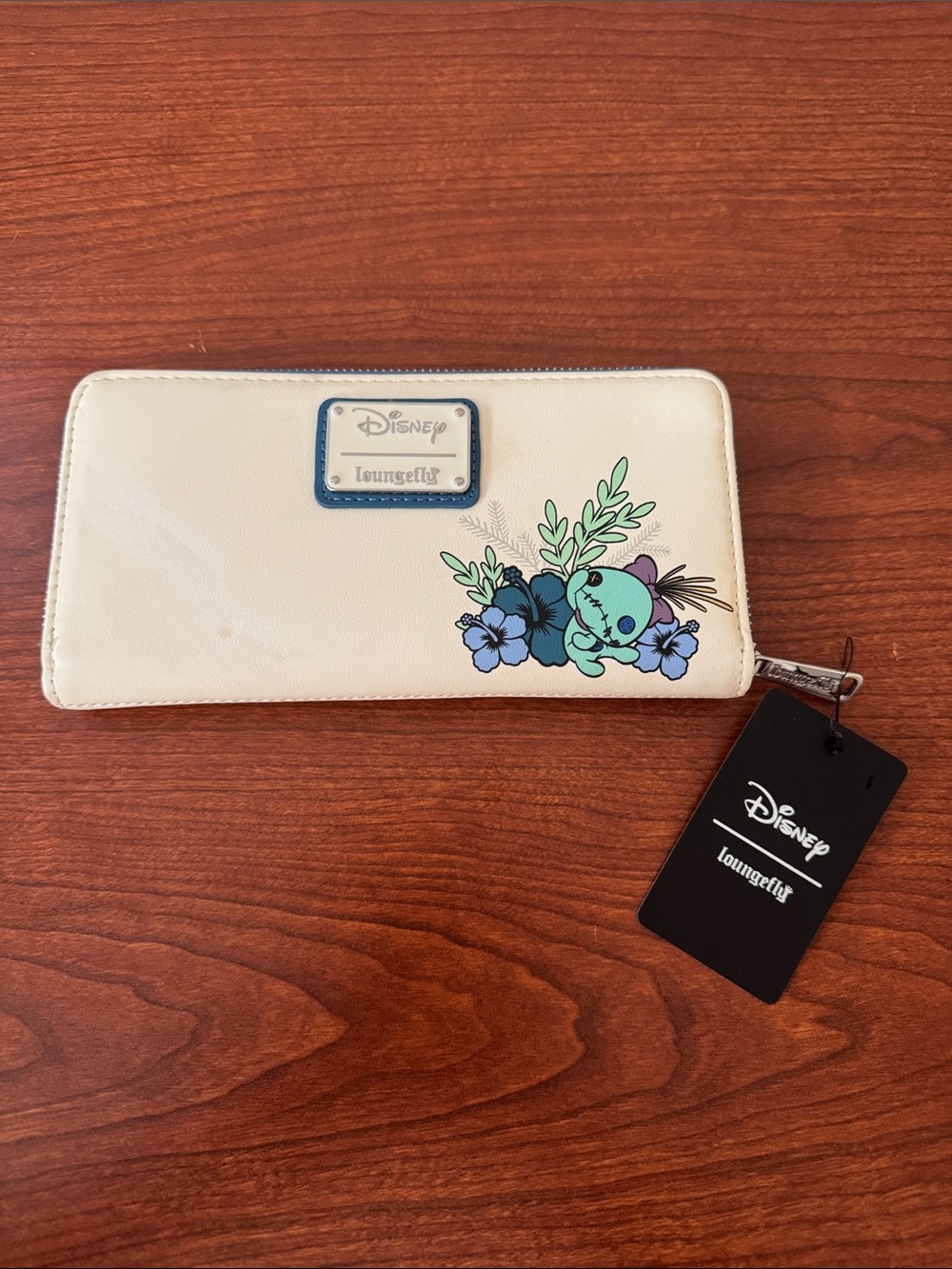 Loungefly x Disney Lilo & Stitch Zip Around Wallet featuring Upside-down Stitch